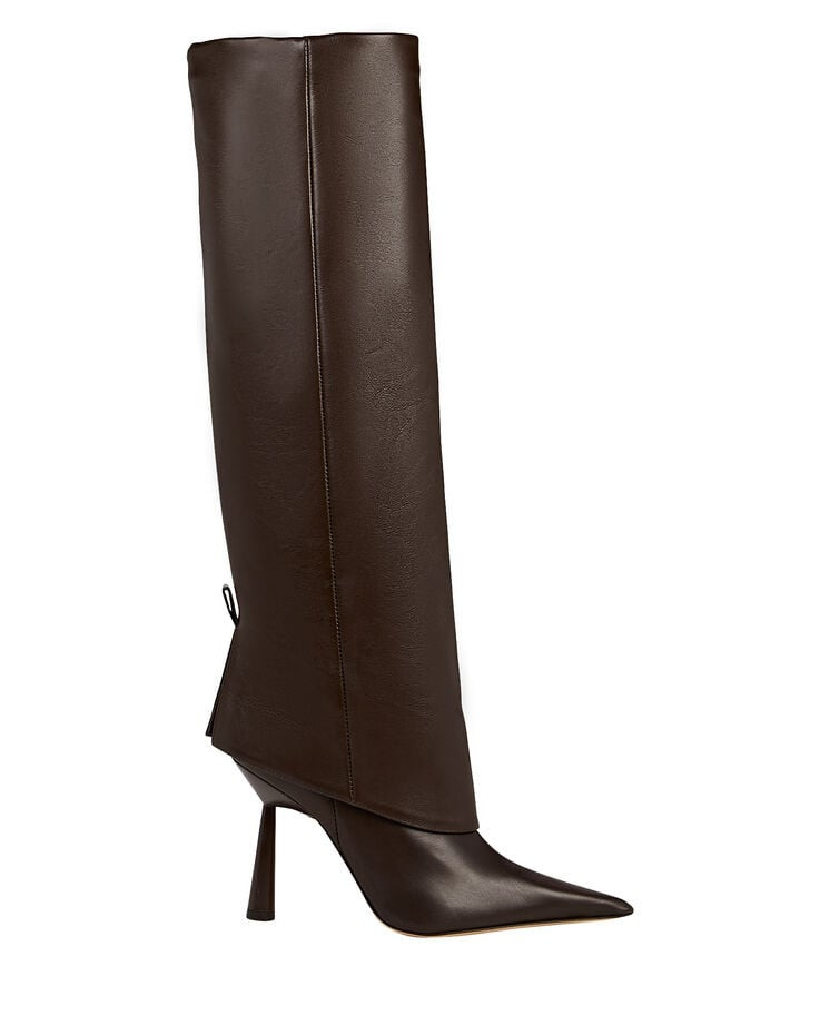 x RHW Rosie Leather Knee Boots | INTERMIX