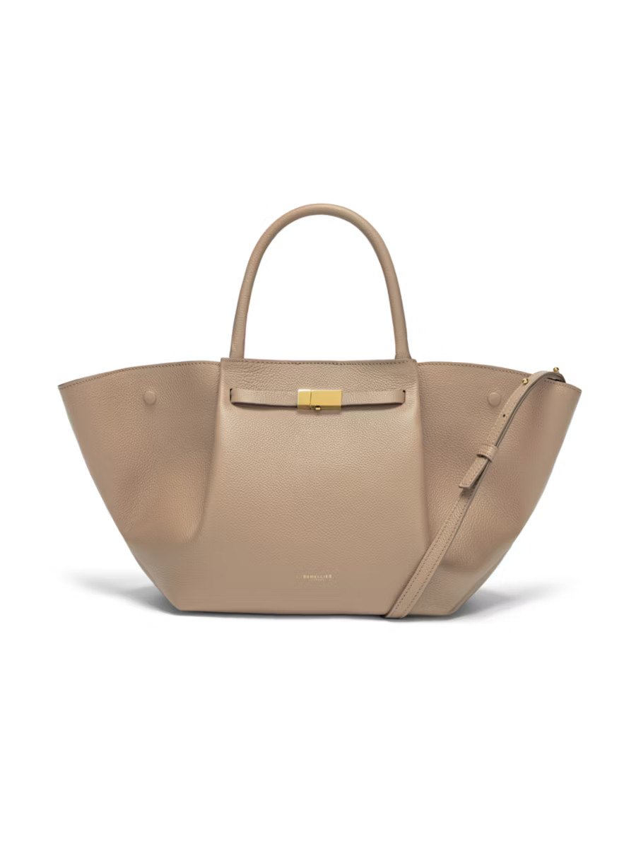 Midi New York Leather Tote Bag | Saks Fifth Avenue