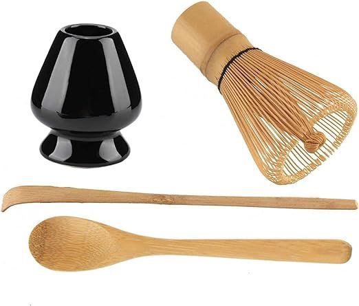 JapanBargain 4727, Matcha Whisk Set Japanese Chasen Bamboo Whisk Tea Spoon and Tea Scoop Chashaku... | Amazon (US)