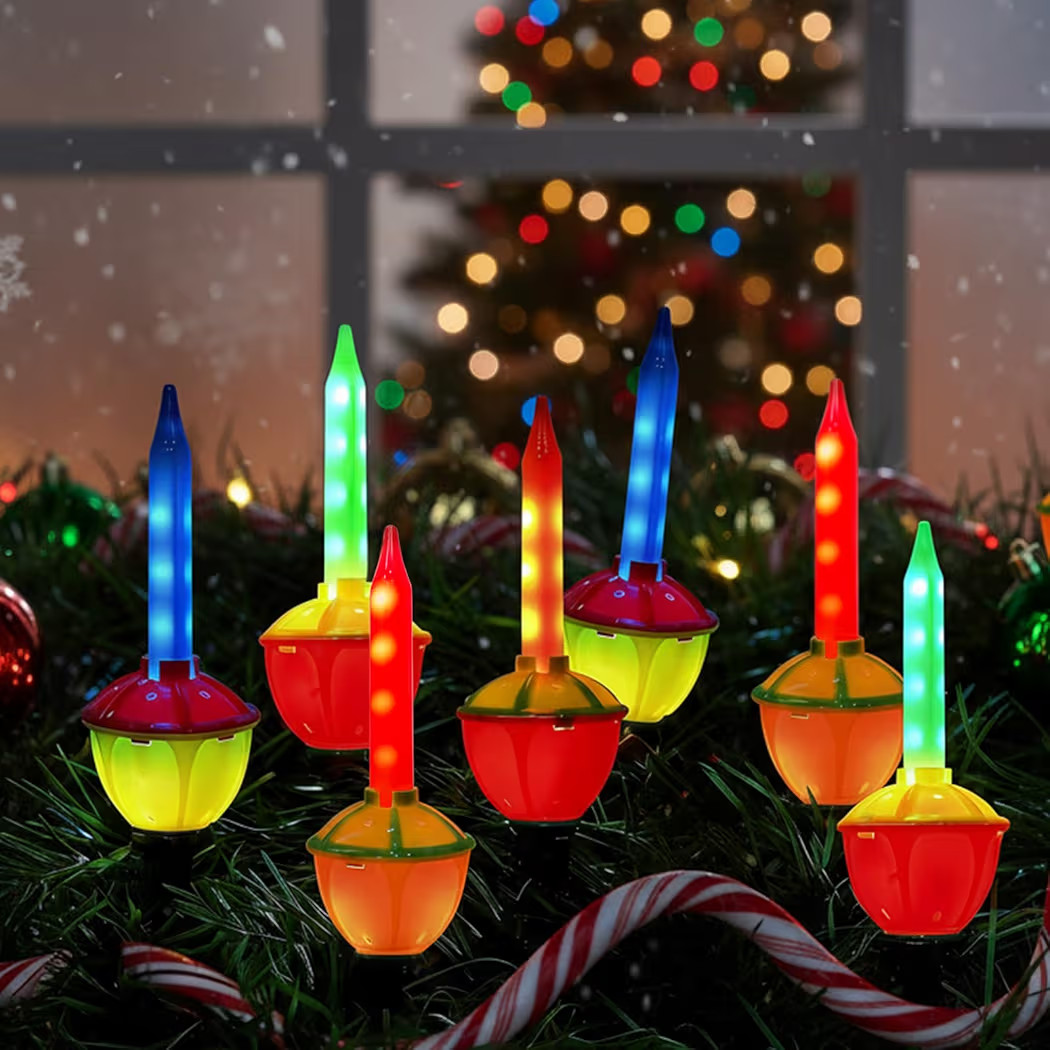 9.5Ft Christmas Bubble String Lights- 9 Multicolor Bubble Lights,Vintage Christmas Tree Lights fo... | Amazon (US)