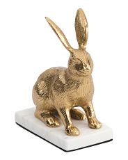 7in Aluminum Bunny With Marble Base | TJ Maxx