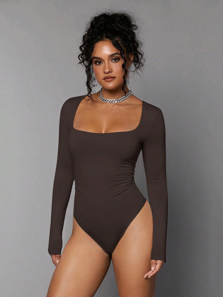$14.18
-32%
$20.89
Pay now, in 4 payments of $3.54, or pay over time with monthly financing.


Save $0.71 off this item after joining.
Silquee Square Neck Slim Fit Bodysuit
4.89
(1000+)
Color: Coffee Brown


Size
US
2 (XS)
4 (S)
6 (M)
8/10 (L)
Petite
Size Guide
True to Size
Not your size? Tell us
More Options
Ruched
Off the Shoulder
 | SHEIN