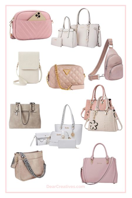 Spring Purses, Satchels, Handbags & Totes 
Anyone else getting a new handbag for spring or a trip?? 
Find exact matches on the blog. Similar items shown. #totes #purses #satchels #crossbodybags #travelhandbagsets 