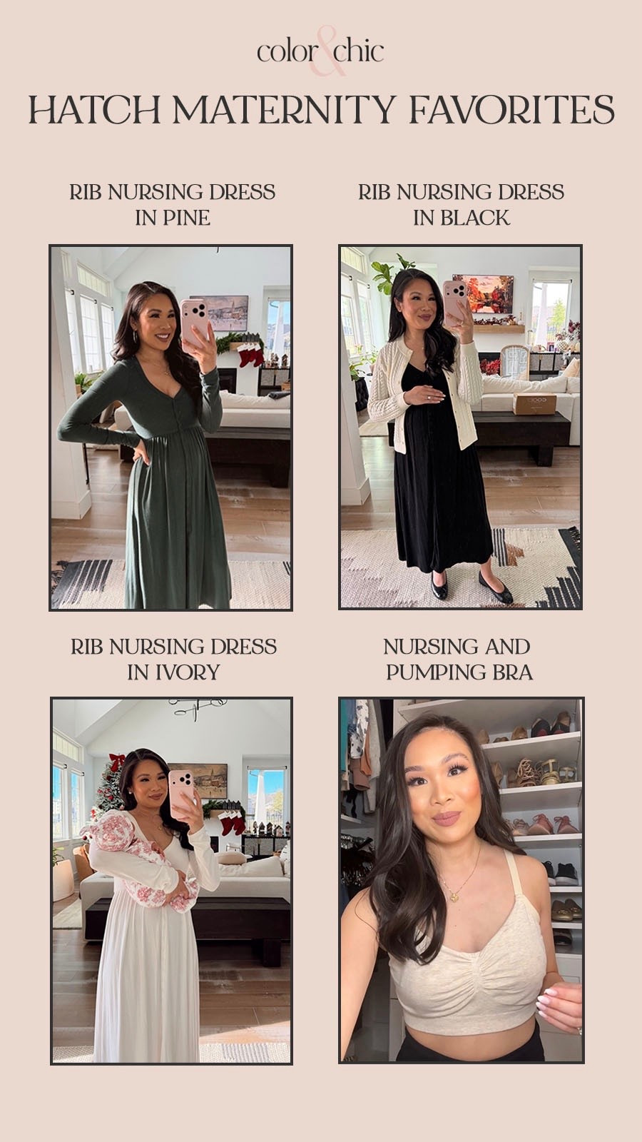 Hatch maternity favorites of
Mine including rib nursing and pumping dress that I own in all 3 colors and the nursing and pumping bra that is an absolutely favorite of mine! 

#LTKootd #LTKmomlife