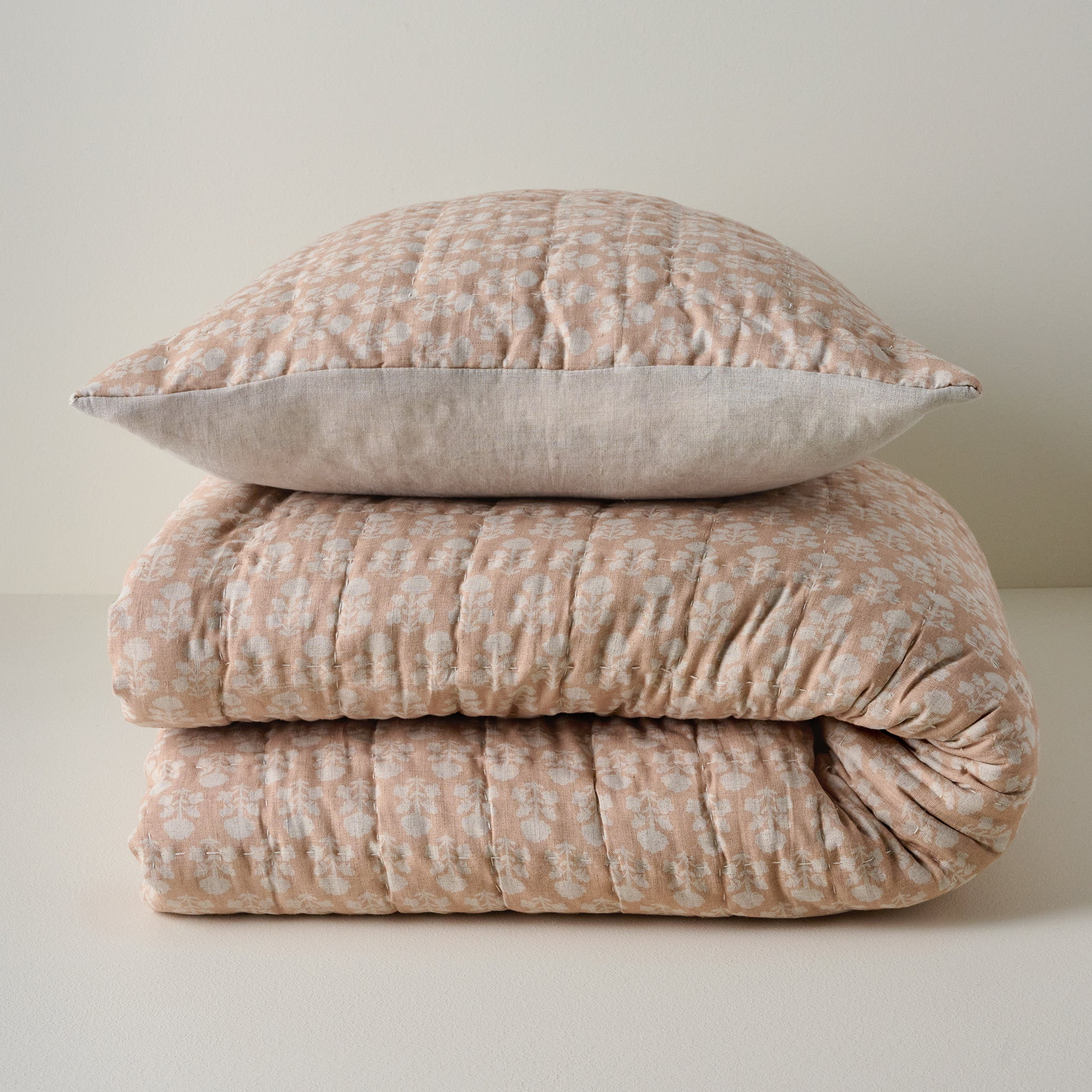 Ellie Block Print Quilt | Magnolia