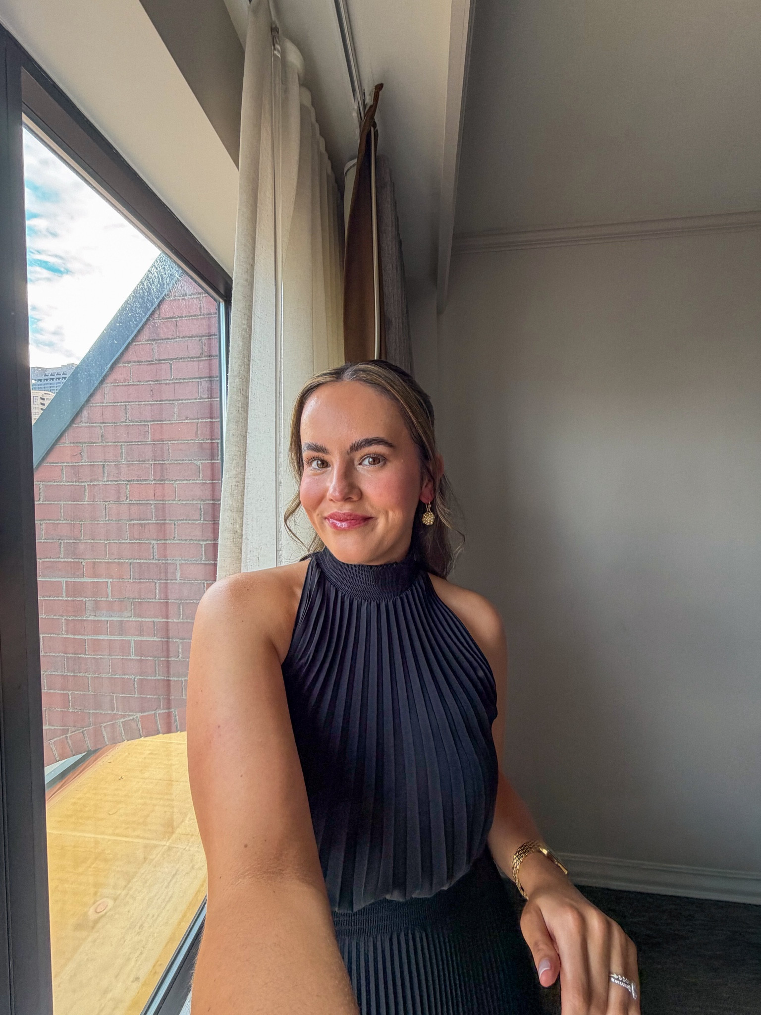 @Revolve dress and makeup products for wedding rehearsal 🖤

#LTKWedding #LTKootd #LTKgrwm