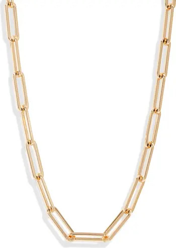 Andi Paperclip Link Necklace | Nordstrom
