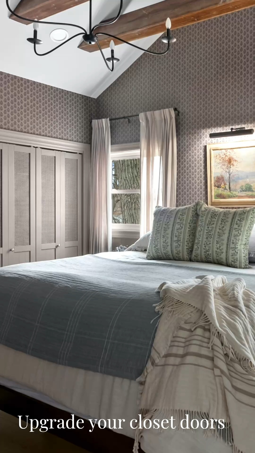 Upgrade your builder grade closet doors with these cane paneled ones from @Wayfair. They add texture, warmth, and alittle architectural interest to a room. The best part is they can be painted to match your walls.

#closetupgrade
#wayfairfinds
#wayfairathome

#LTKSaleAlert #LTKHome