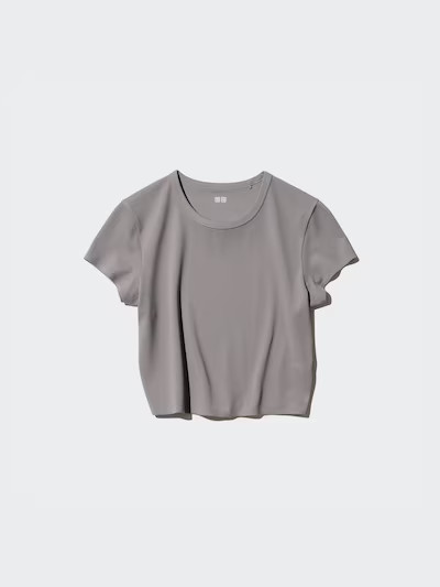 AIRism Soft Cropped T-Shirt | UNIQLO (US)