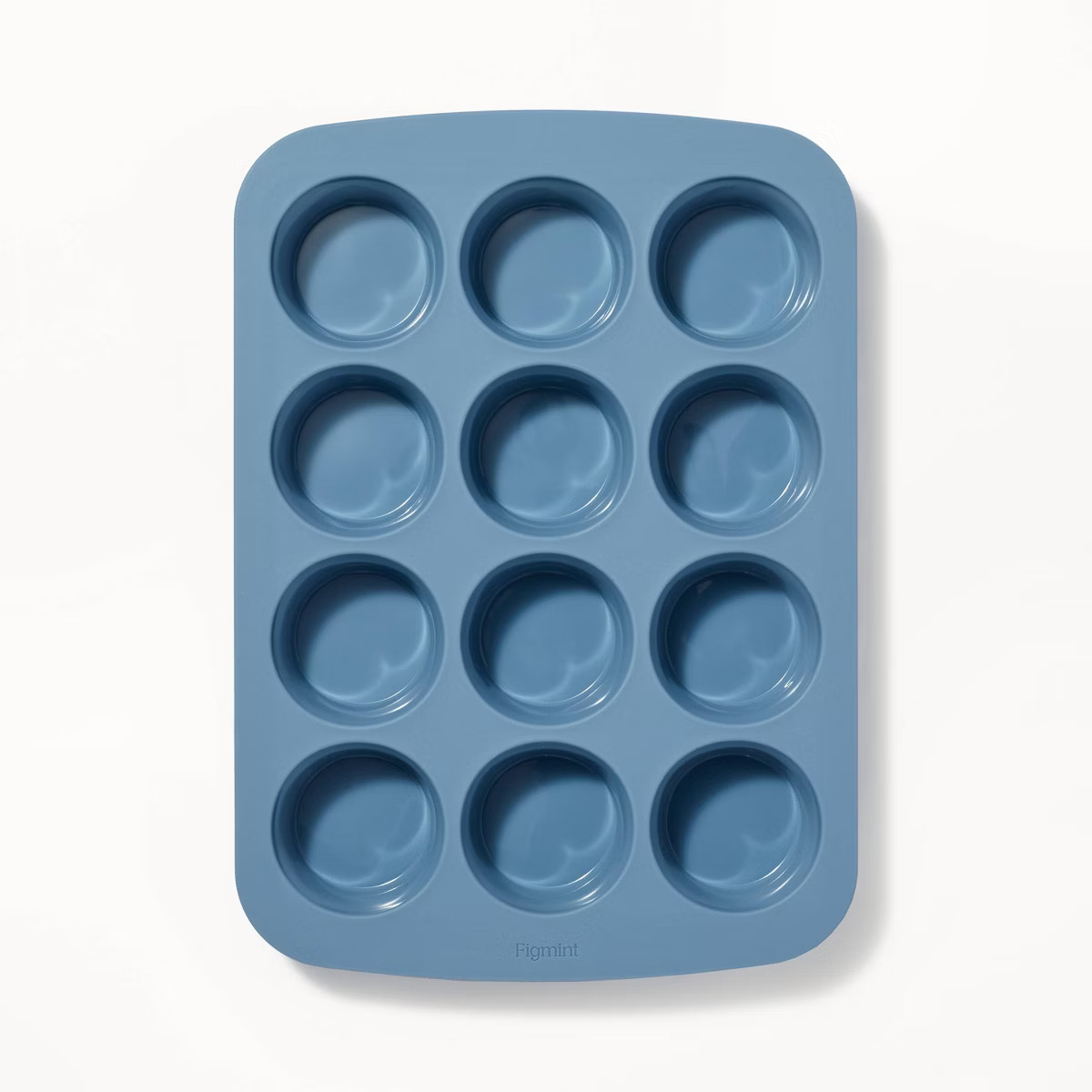 12ct Silicone Muffin Pan Blue - Figmint™:Oven & Dishwasher Safe, 10-Year Warranty | Target