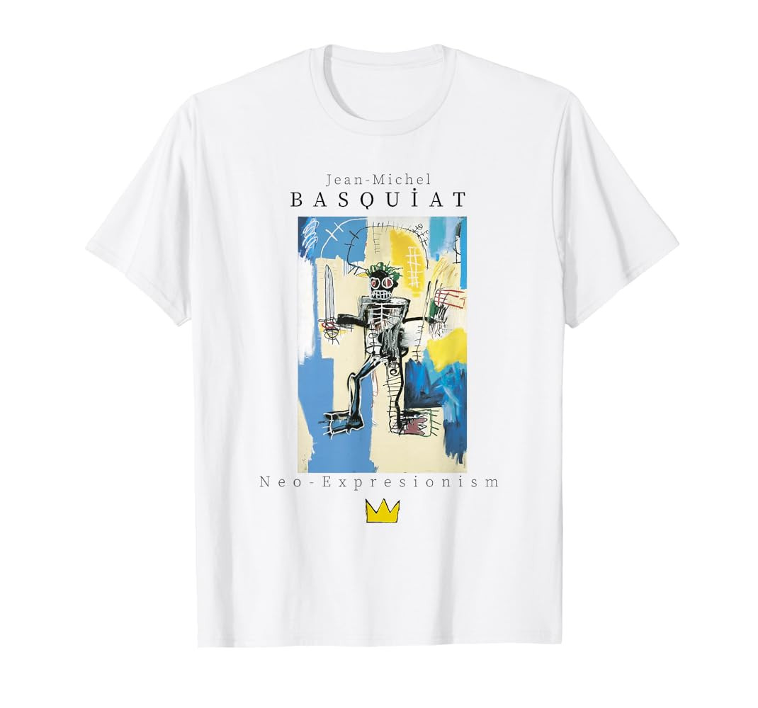 Urban, Streetwear, Graphics, Basquiat, Art, Abstract T-Shirt | Amazon (US)
