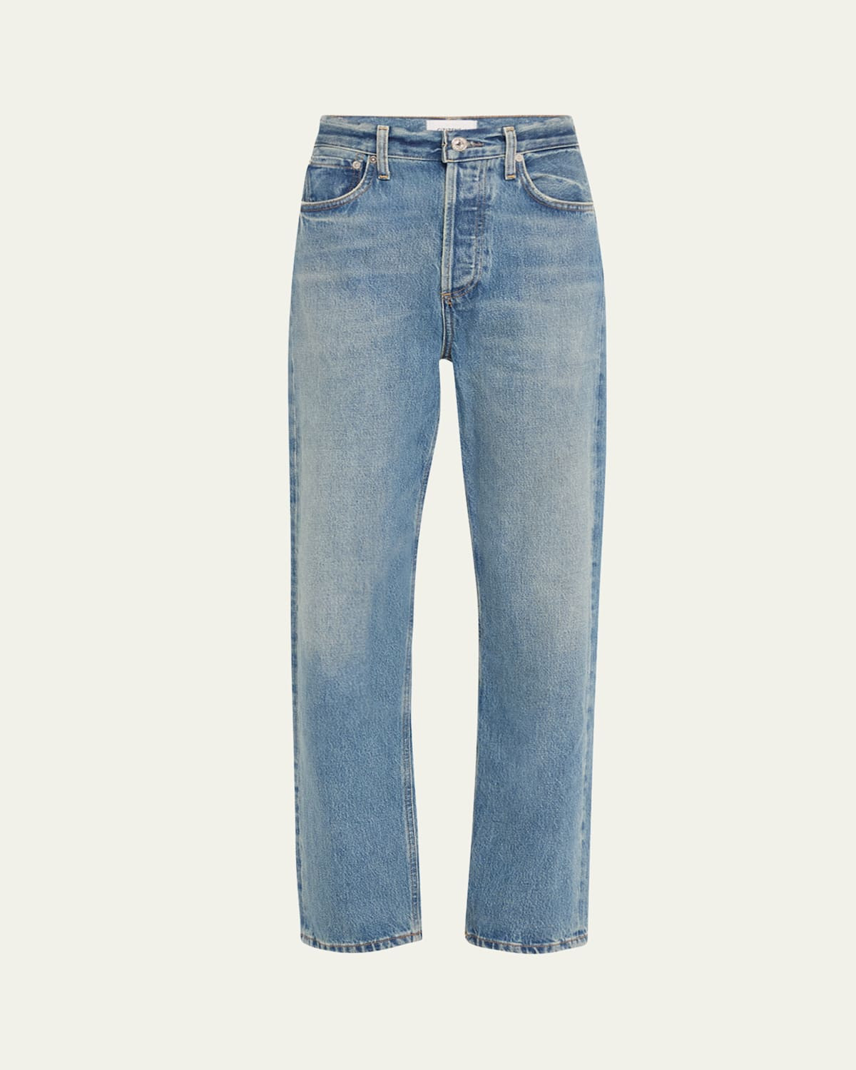 Blaine High-Rise Straight Ankle Jeans | Bergdorf Goodman