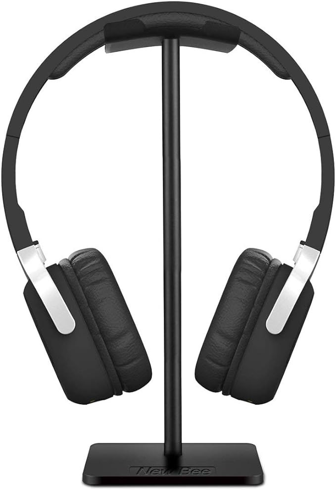 New bee Headphone Stand Headset Holder Earphone Stand with Aluminum Supporting Bar Flexible Headr... | Amazon (US)