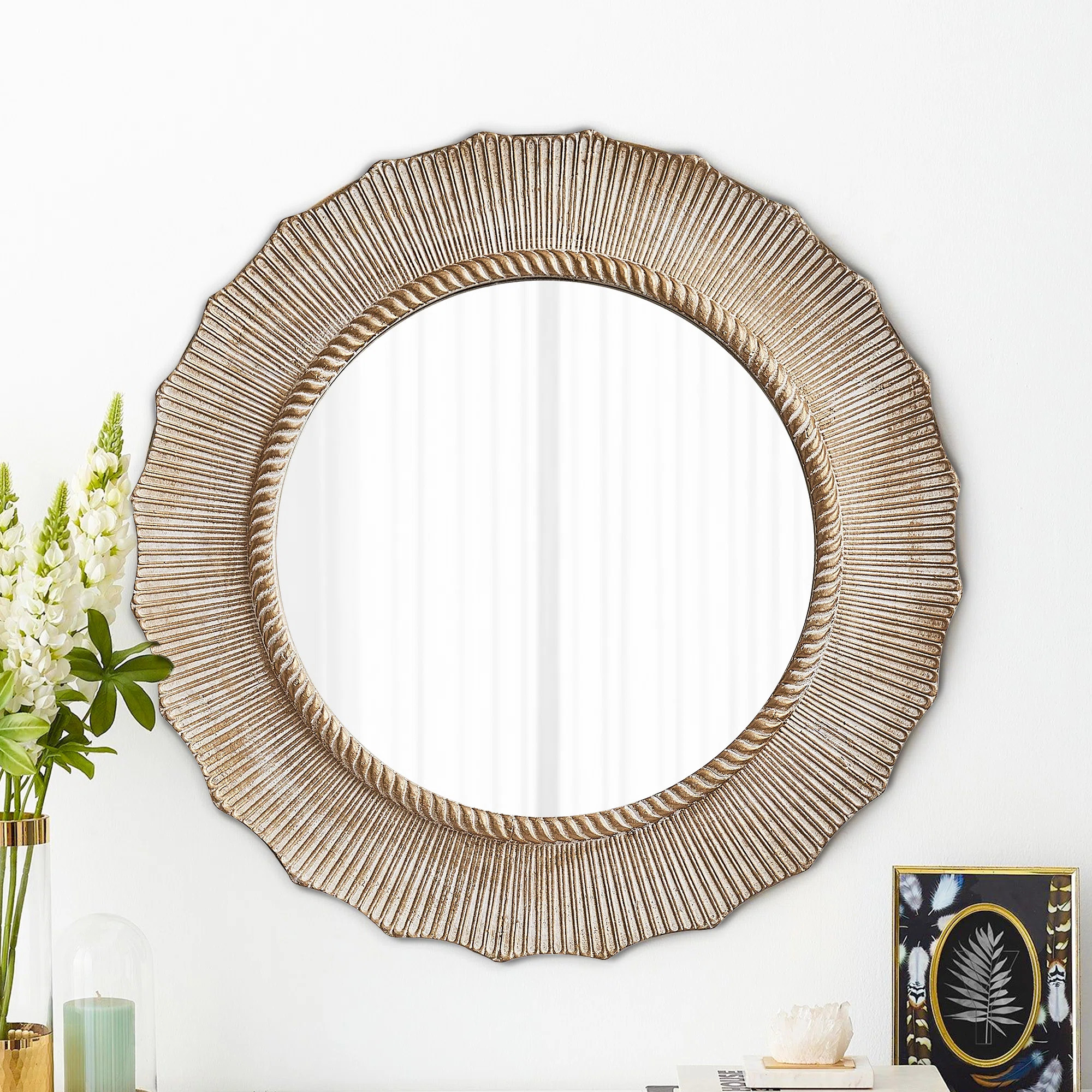 Dayse Wood Wall Mirror | Wayfair North America