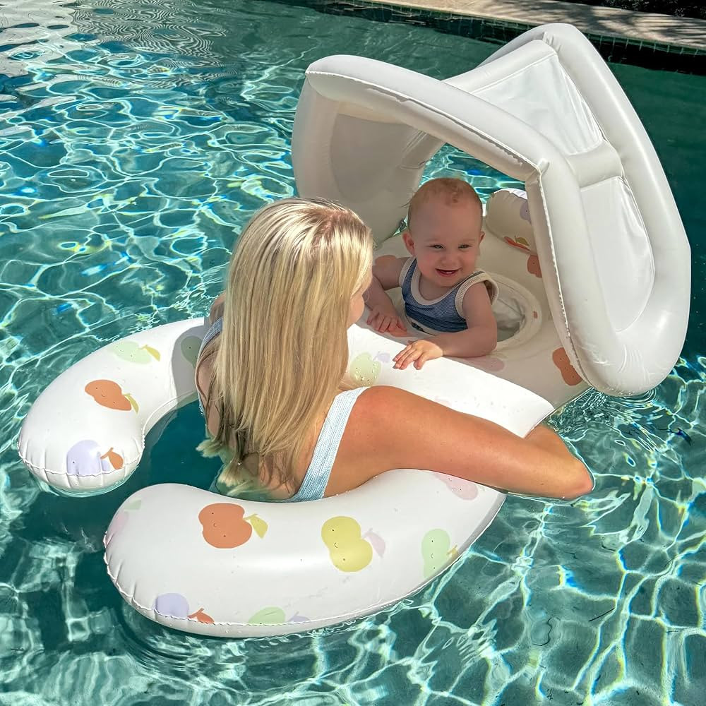 Sunnylife Float Together Baby Seat | Apple Sorbet Multi | Amazon (US)