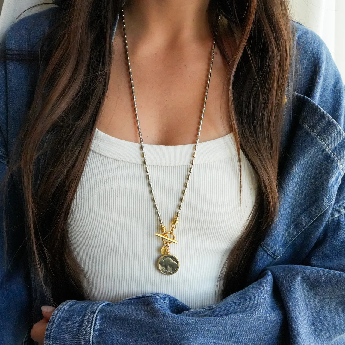 Buffalo nickel necklace | Twisted Silver
