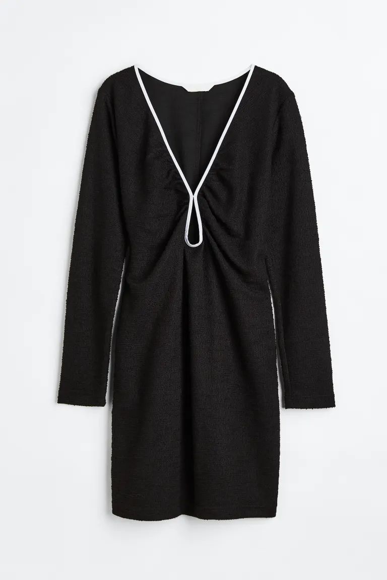 Keyhole-detail Bouclé Dress | H&M (US + CA)