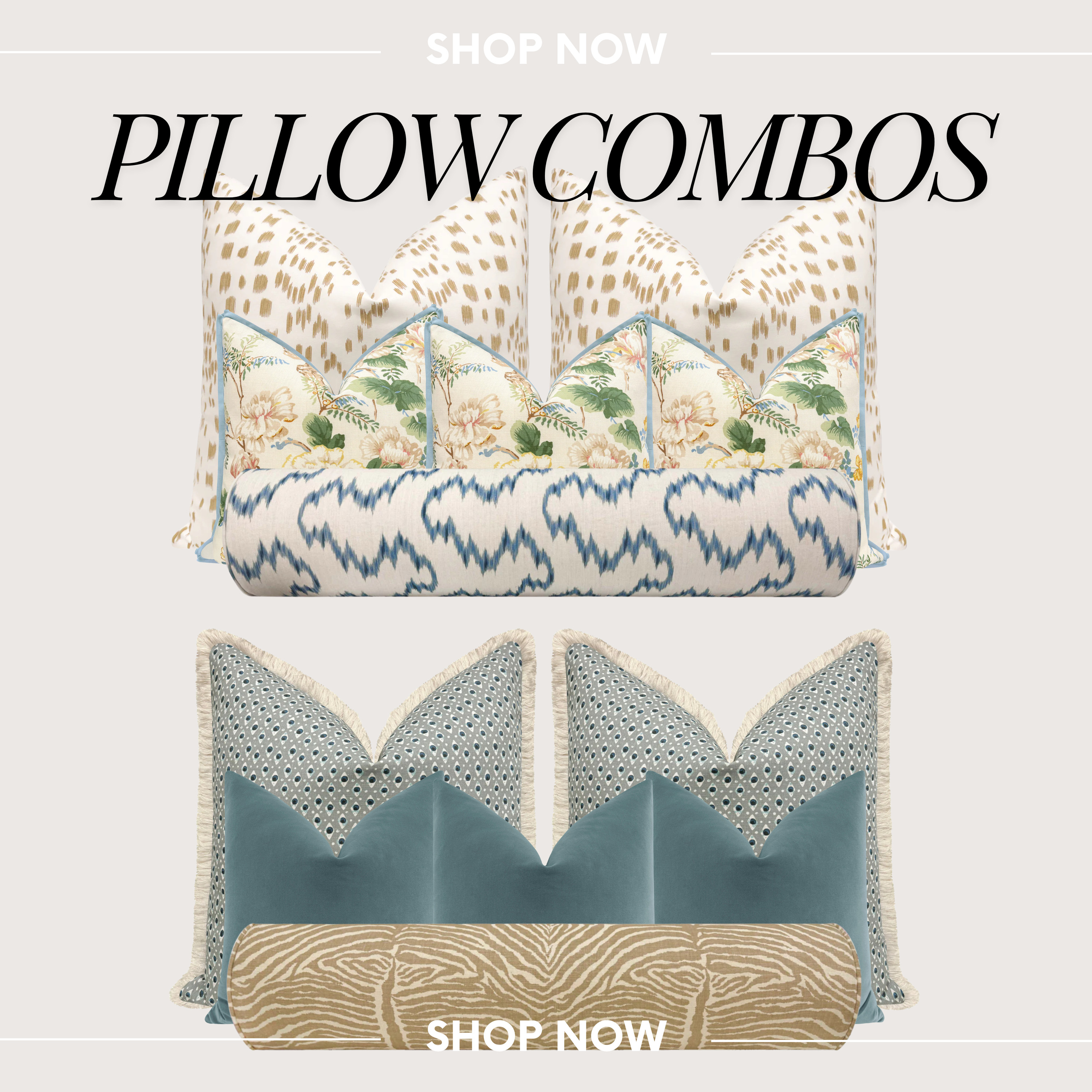 Chic Pillow Combos for a Designer-Approved Look
Upgrade your sofa or bed with these perfectly styled pillow combos! 🌿✨ From bold prints to subtle textures, these curated pairings make it easy to achieve a high-end designer look without the guesswork. Tap to shop these stylish picks today! #pillowcombos #homedecorideas #interiordesign #sofastyling #throwpillows 

 #LTKHome
