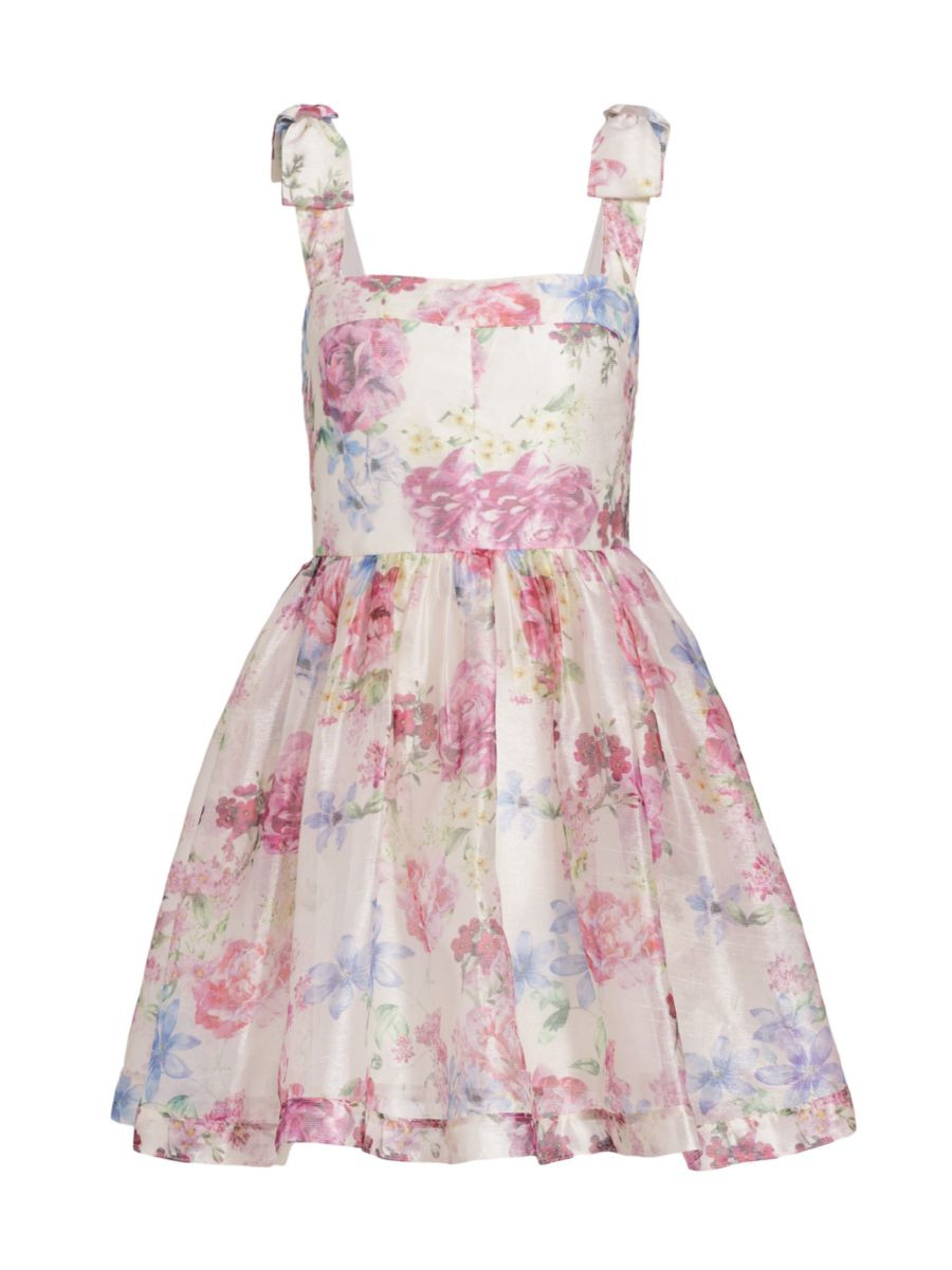 Peony Fit-&-Flare Minidress | Saks Fifth Avenue