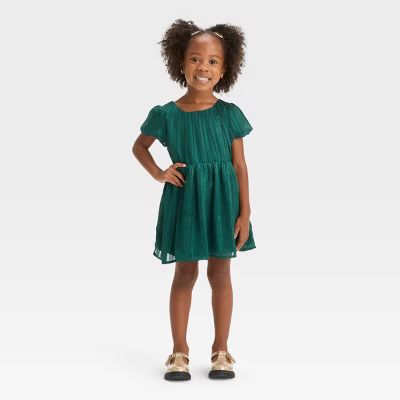 Toddler Girls' Casual Dress - Cat & Jack™ Green | Target