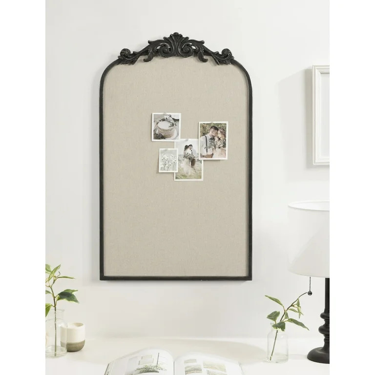 Kate and Laurel Arendahl Vintage Decorative Arched Pinboard, 19 x 31, Black, Framed Arch Ornate B... | Walmart (US)