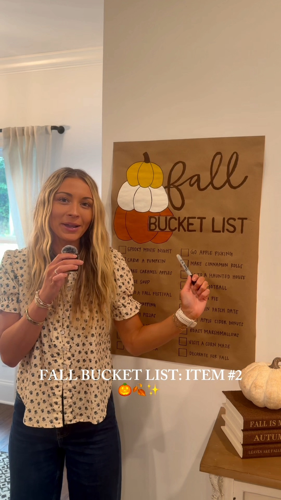 #2 on our fall bucket list: DECORATE FOR FALL 🍂🎃🤎 officially checking this one off the list and I’m loving how cozy everything feels 🤩

follow along to see what we check off next! 

#fallbucketlist #falldecor #fallactivities #fallinspo #autumn

#LTKU #LTKSeasonal #LTKHome