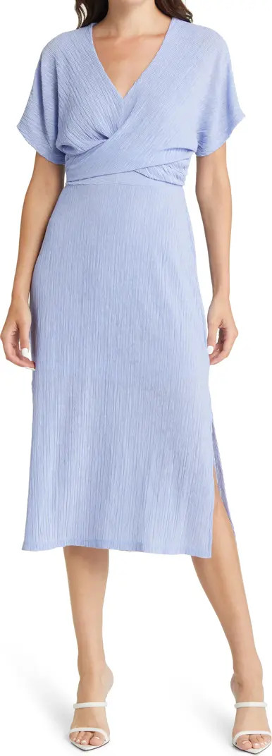 FLORET STUDIOS Phoebe V-Neck Midi Dress | Nordstrom | Nordstrom