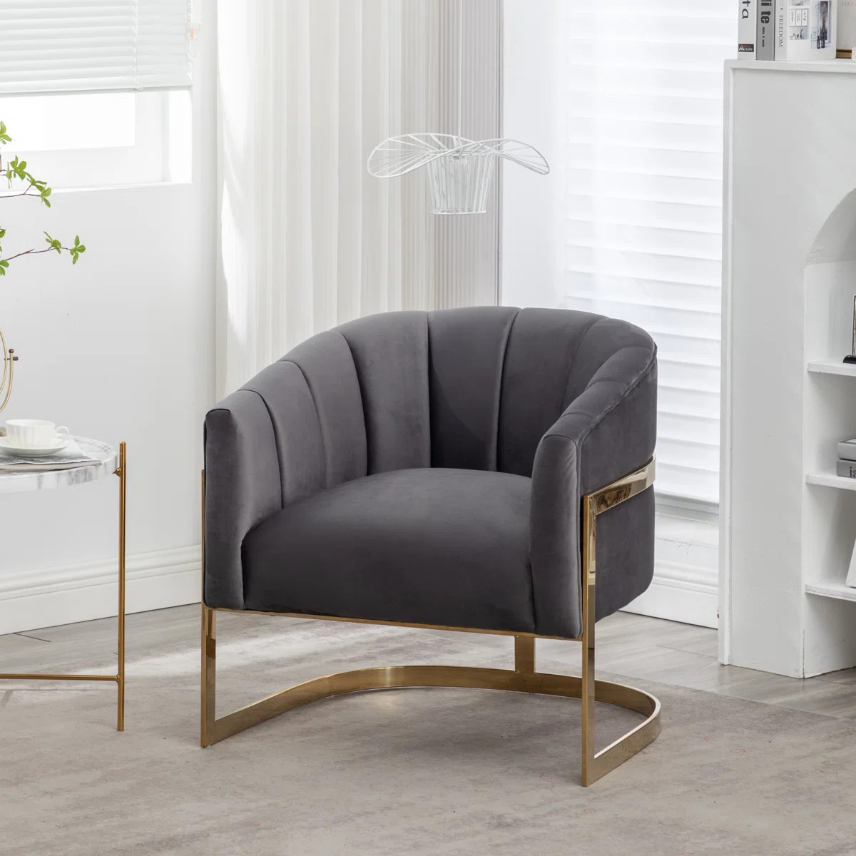 Tellico Upholstered Barrel Chair | Wayfair North America