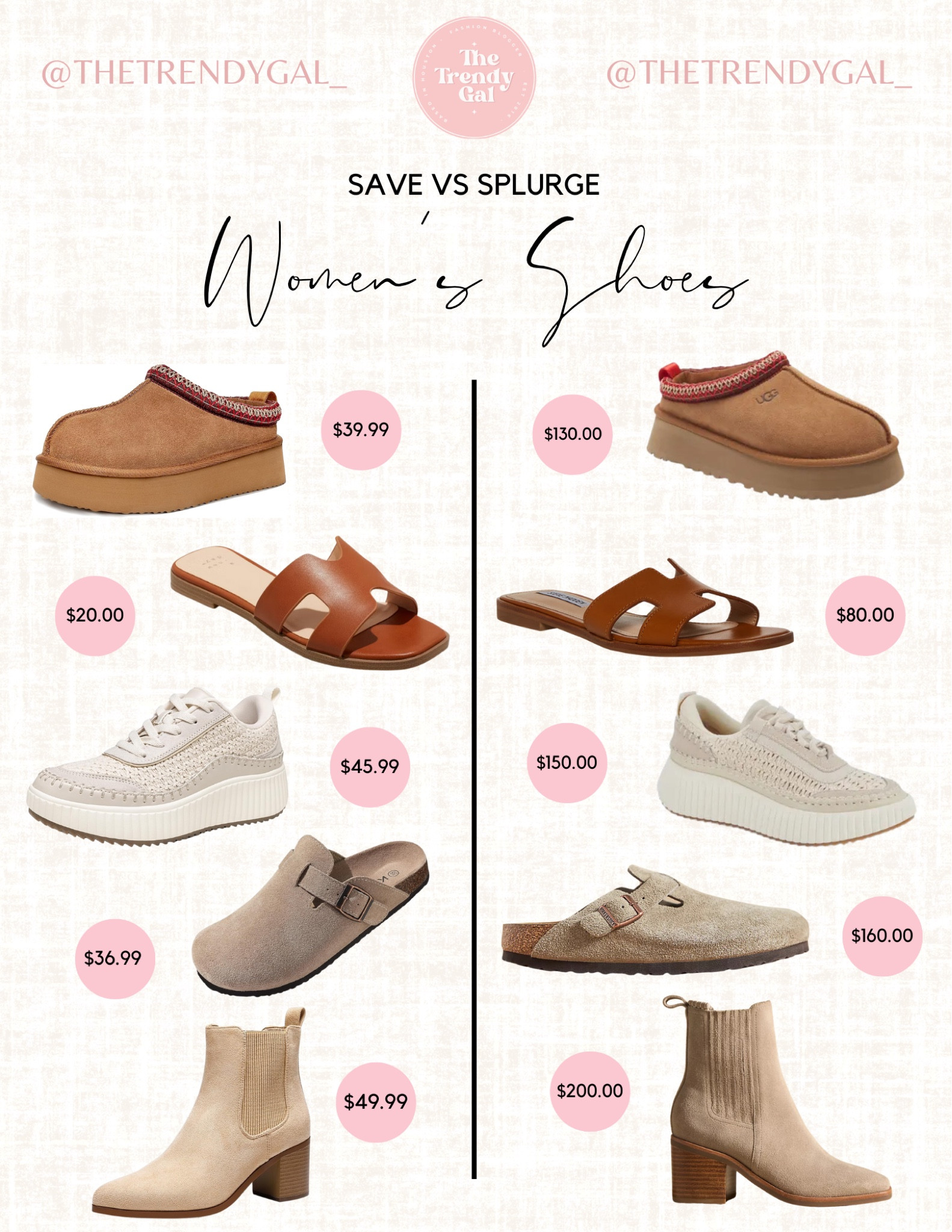 Save VS Splurge: Women’s Shoes!

#LTKFindsUnder50 #LTKFindsUnder100 #LTKStyleTip