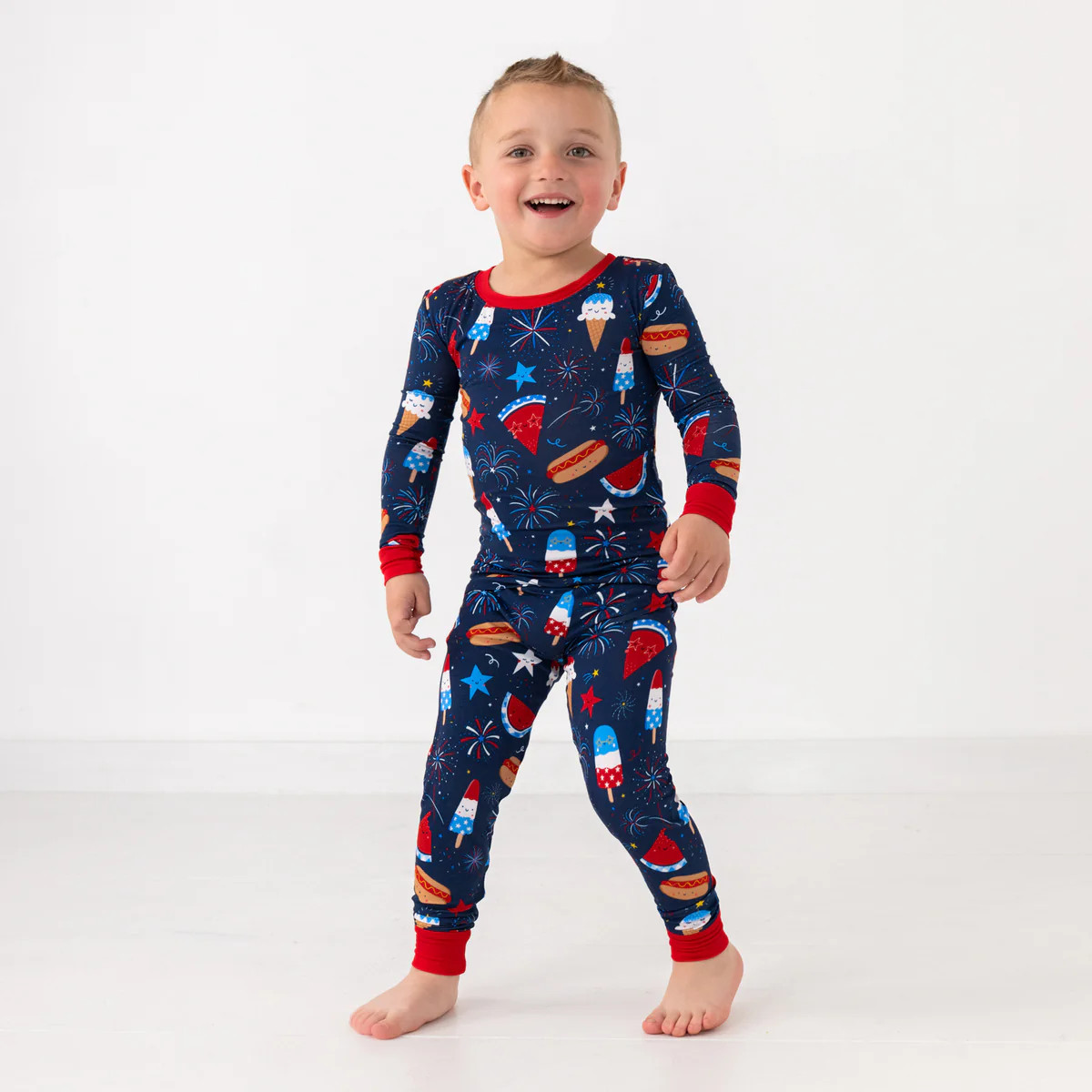 Snacks & Sparkles Two-Piece Pajama Set | Little Sleepies