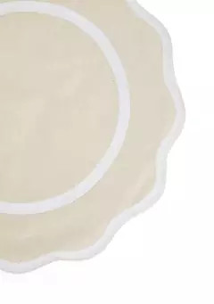 Crown & Ivy™ Scalloped Round Placemat | Belk