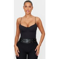 Shape Black Sculpt Underwired Bodysuit | PrettyLittleThing US