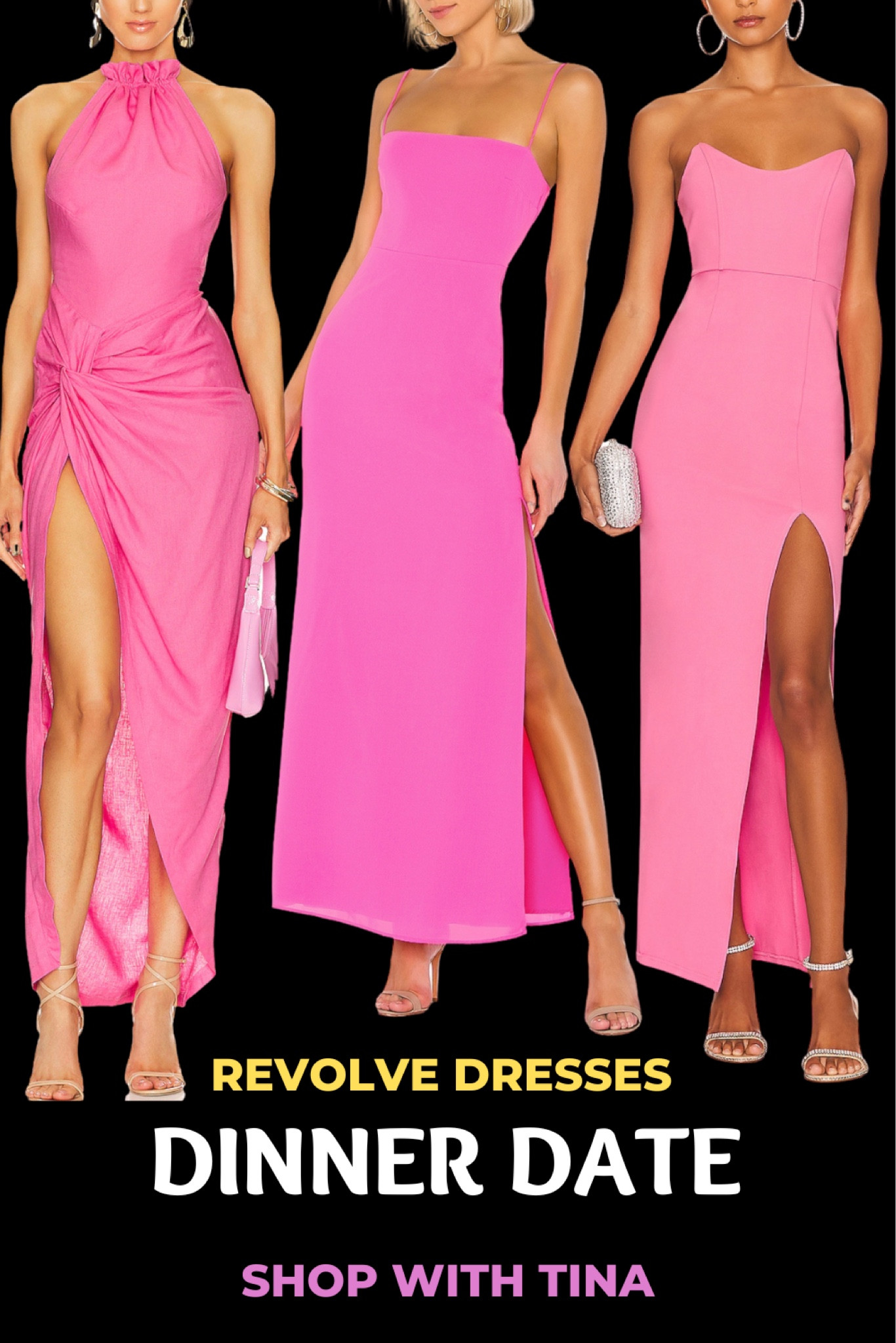 These pink formal dresses are perfect for wearing for a fancy dinner date!

#LTKFind #LTKU