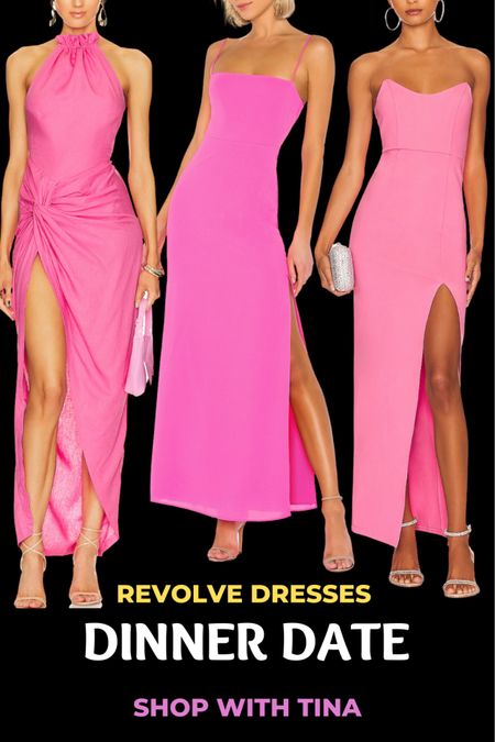 These pink formal dresses are perfect for wearing for a fancy dinner date!

#LTKFind #LTKU
