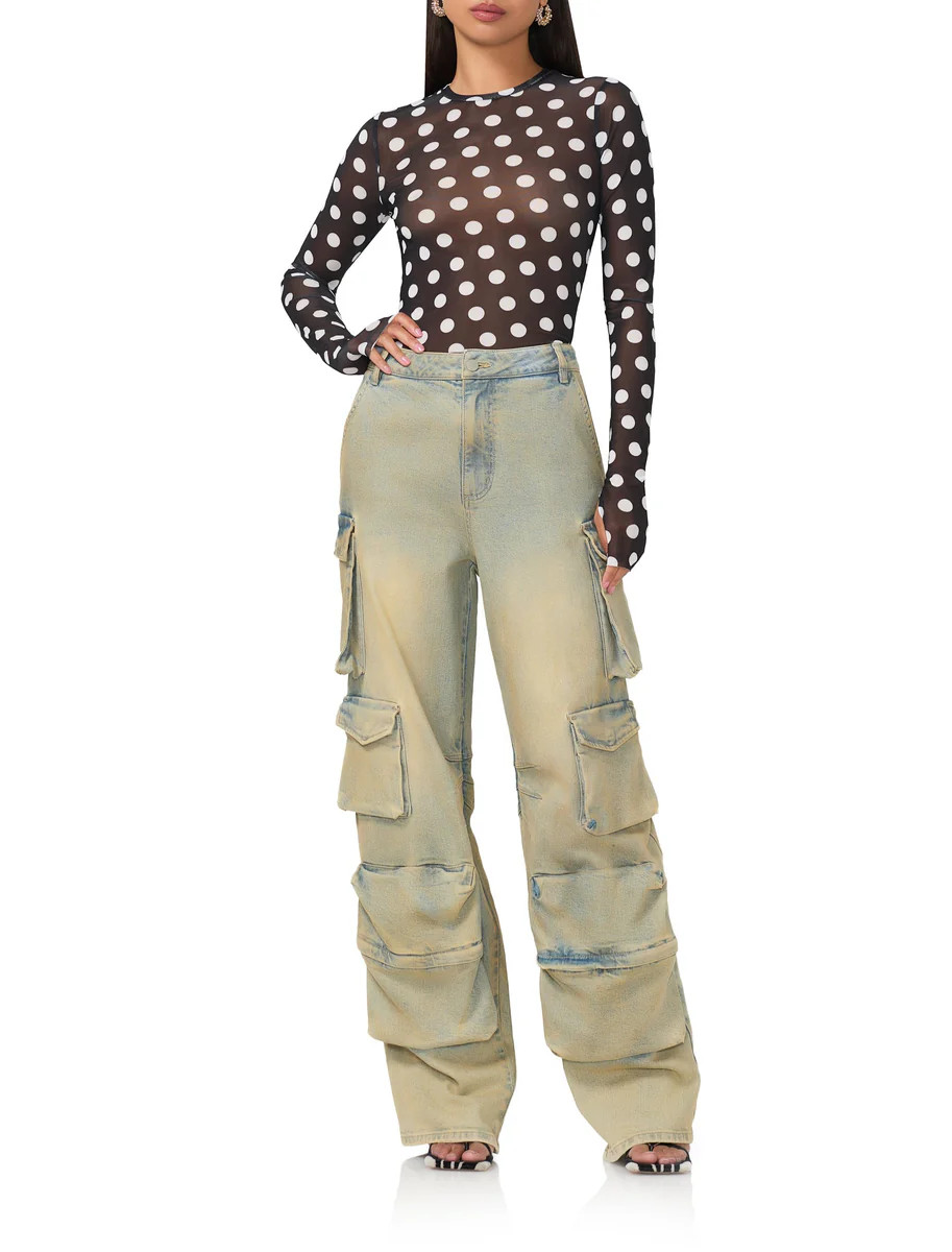 Kaylee Top - Diagonal Dot | ShopAFRM