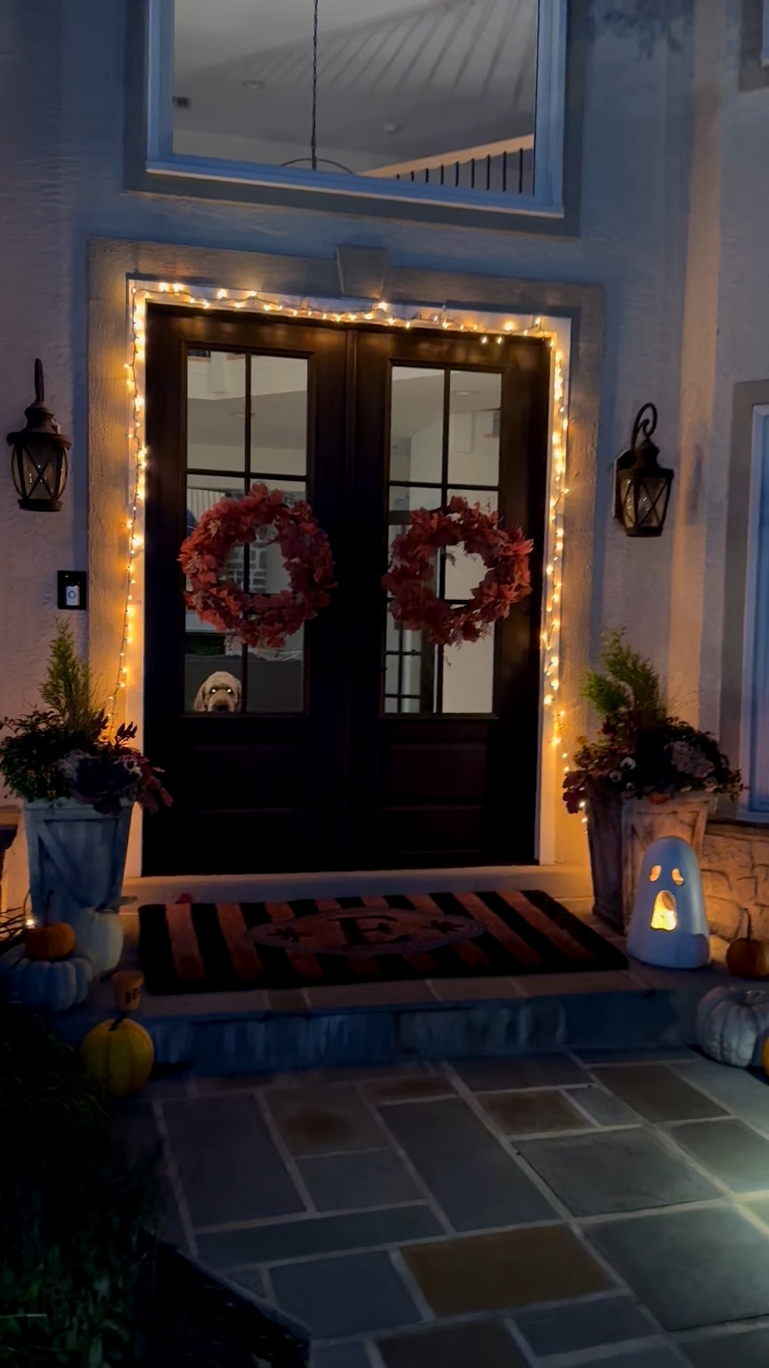 Autumn nighttime entry 

#LTKHalloween #LTKSeasonal #LTKHome