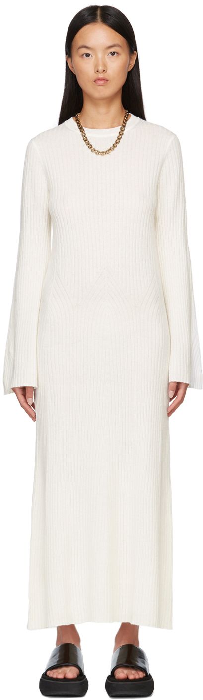 White Larga Dress | SSENSE