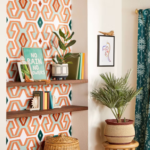 Global Geo Wallpaper Terracotta – Opalhouse™ designed with Jungalow™ | Target