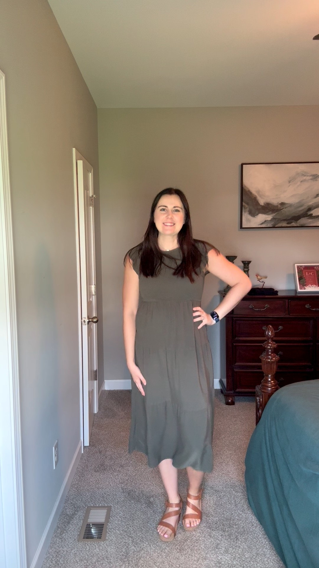 Church outfit! Slowly adding more dresses into my rotation. 
Church dress, summer dress, sandals 

 #LTKStyleTip