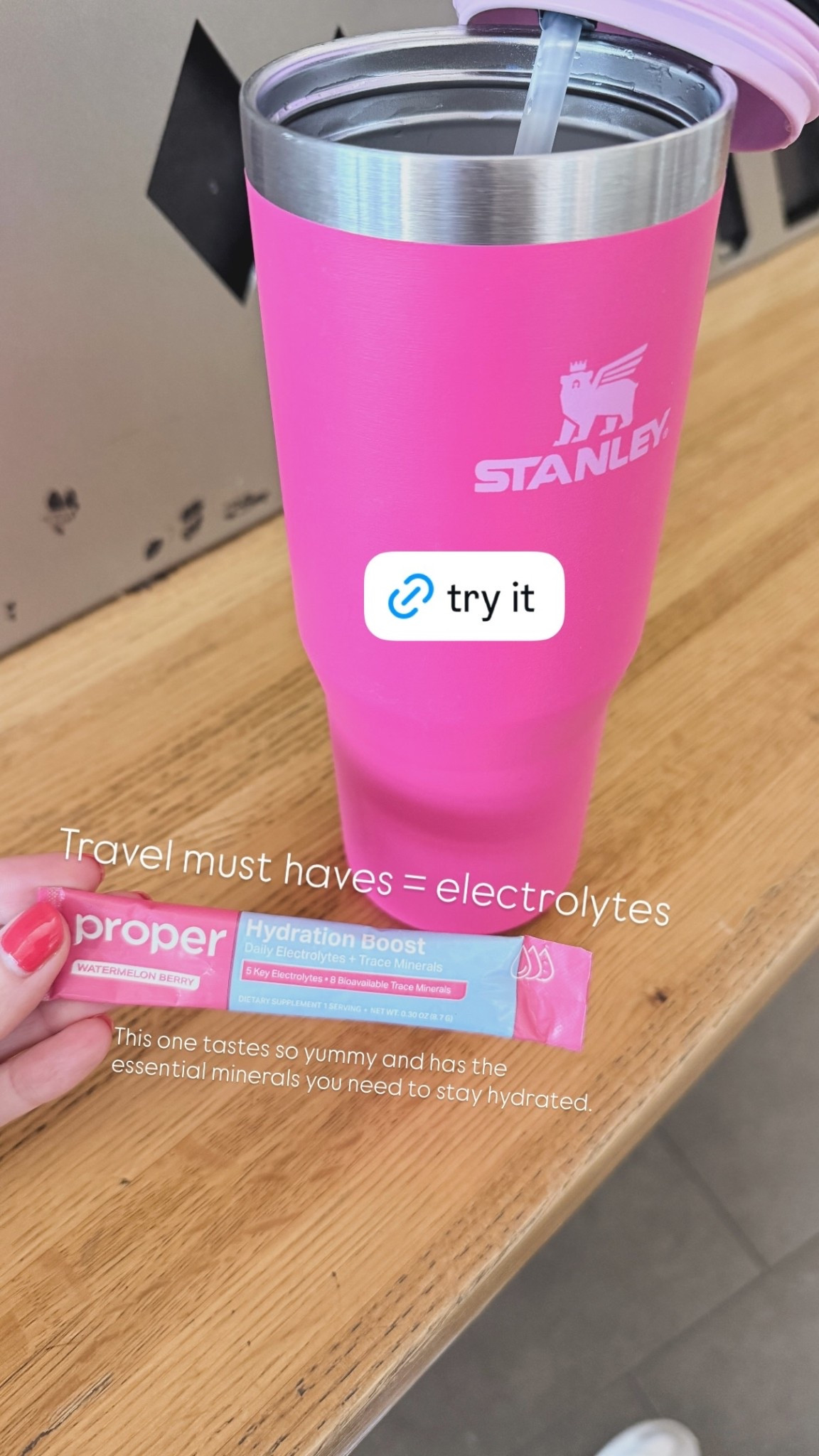 Travel must haves = electrolytes  This one tastes so yummy and has the essential minerals you need to stay hydrated.  @properhealthofficial
