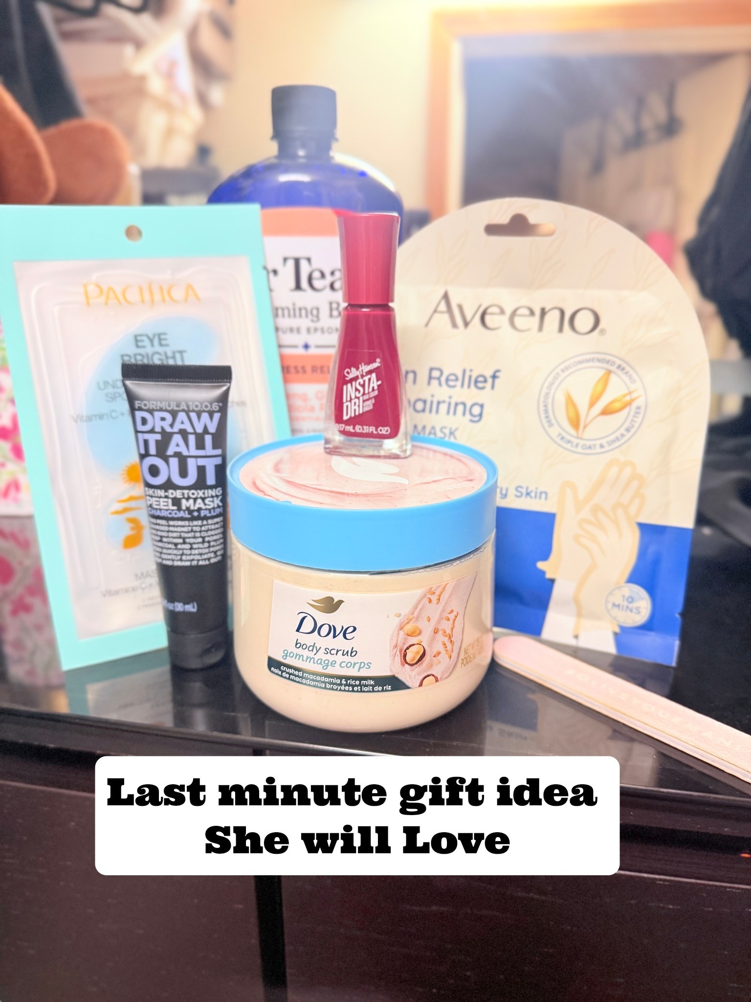 Last-minute gift idea for her that still feels so intentional ✨

My go-to Dove body scrub (the one I always restock), a dreamy bubble bath, and a few other self-care staples I swear by. Add everything to a cute little basket, tie a bow, and you’ve got the easiest gift that feels cozy, thoughtful, and actually useful.

Perfect for moms, sisters, teachers, friends, or anyone who deserves a little “me time.” All my favorites are linked so you can grab and go 💝

#ltkholiday #ltkgiftguide #ltkgifts #ltkselfcare #giftideasforher #lastminutegifts #selfcaregifts #momgiftideas #teacherappreciationgift #holidaygiftideas #cozygifts #beautygifts #dovescrub #stockingstufferideas #thoughtfulgifts


#LTKGiftGuide #LTKHoliday #LTKselfcare