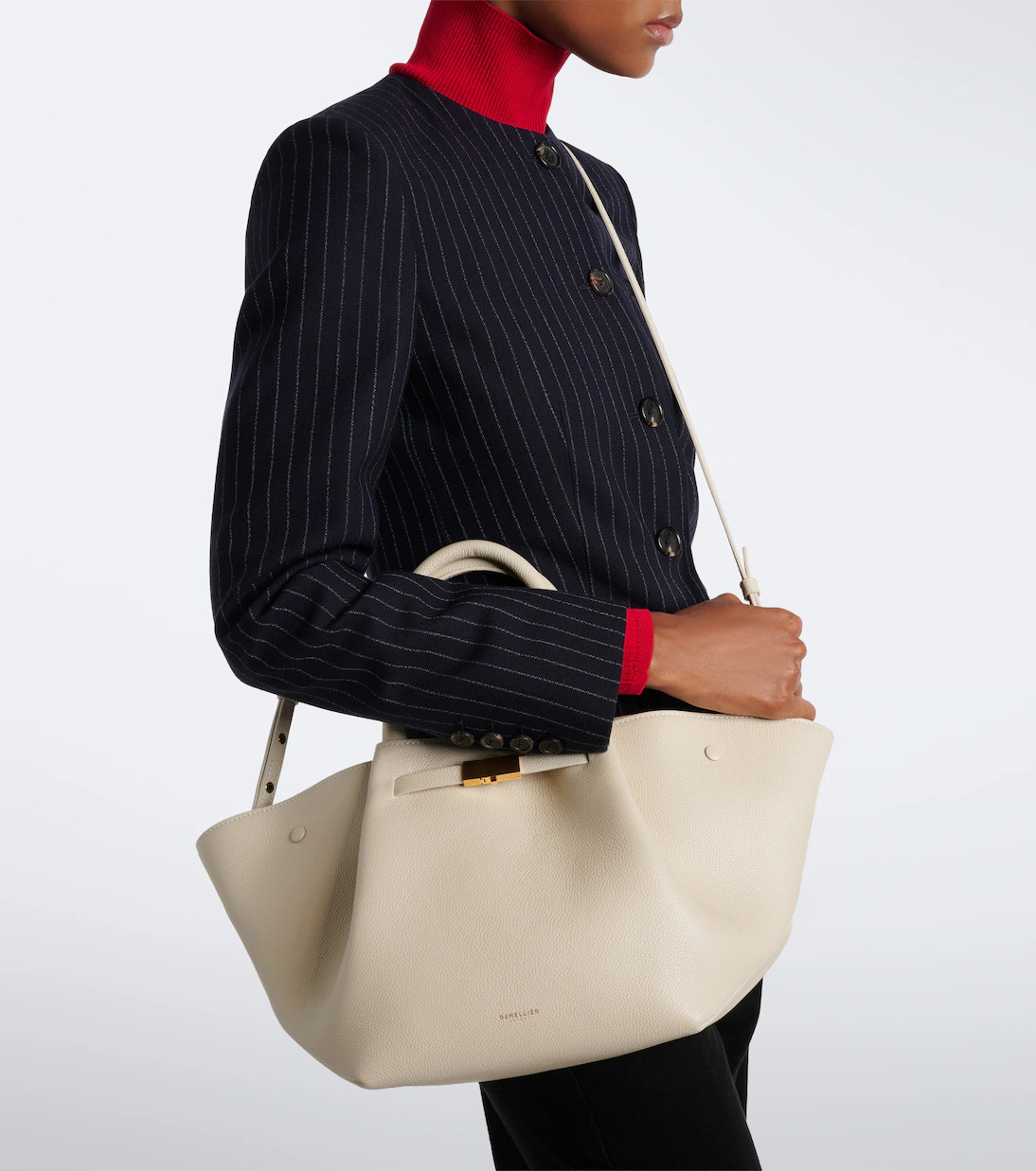 New York Midi leather top-handle bag | Mytheresa (UK)