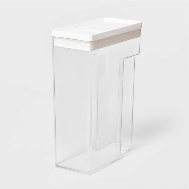 8&#34;W X 4&#34;D X 11.5&#34;H Plastic Food Storage Container With Snap Lid Clear - Brightroom&#8... | Target