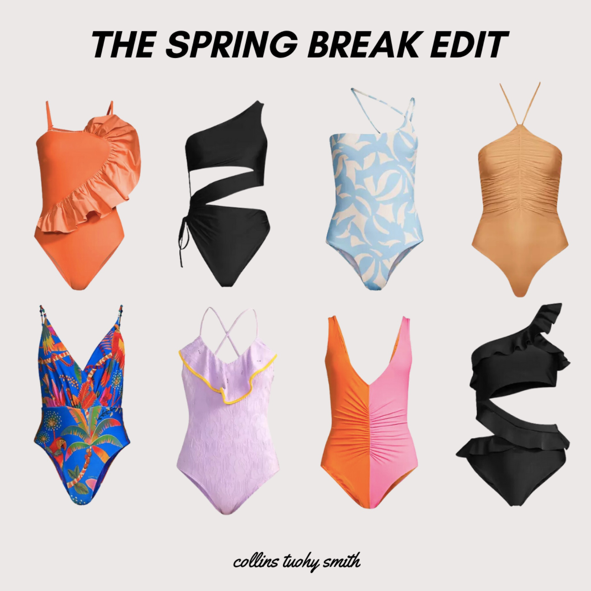 THE SPRING BREAK EDIT: all of these saks one pieces are on sale!!! 

#LTKfindsunder100 #LTKsalealert #LTKSpringSale