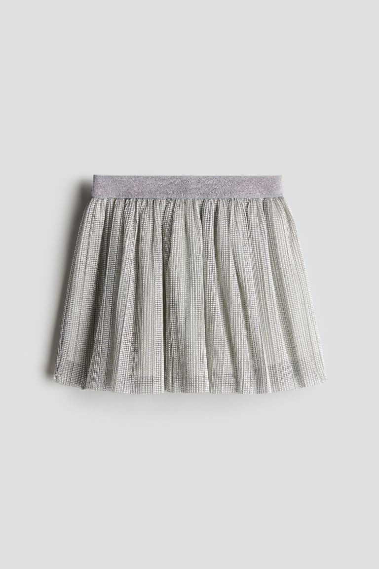 Shimmery Metallic Skirt - Regular waist - Mini - Purple - Kids | H&M US | H&M (US + CA)