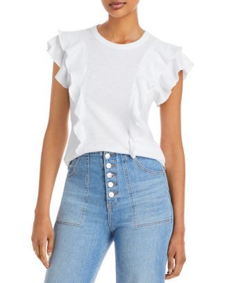 Bea Ruffled Short Sleeve Tee | Bloomingdale's (US)