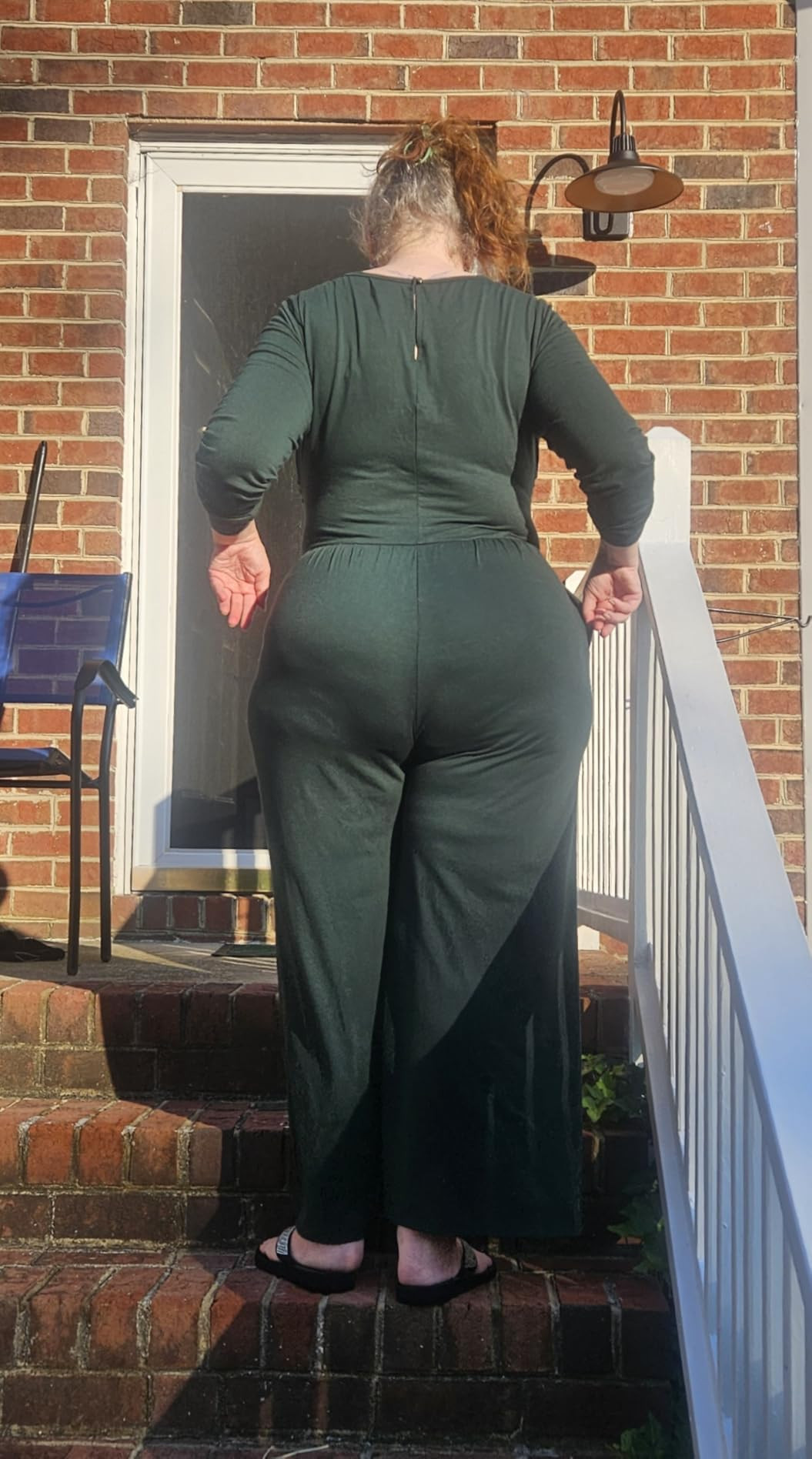 PRETTYGARDEN One Piece Jumpsuits for Women Dressy Casual Long Sleeve Crewneck Wide Leg Romper Ove... | Amazon (US)