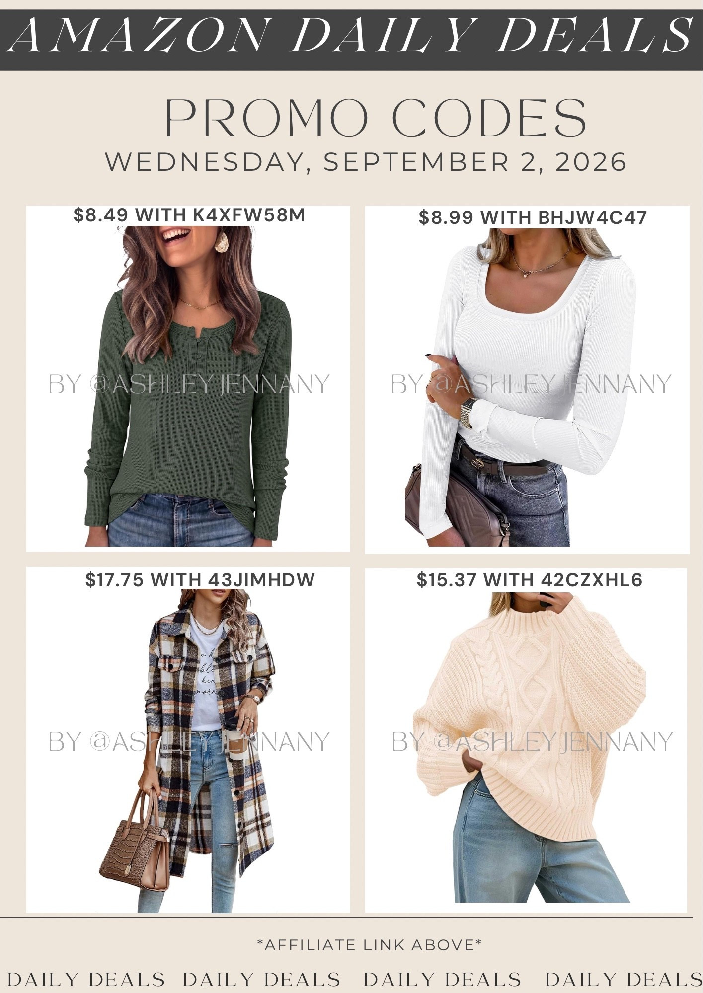 Amazon deals

#LTKSaleAlert #LTKMidsize #LTKSeasonal