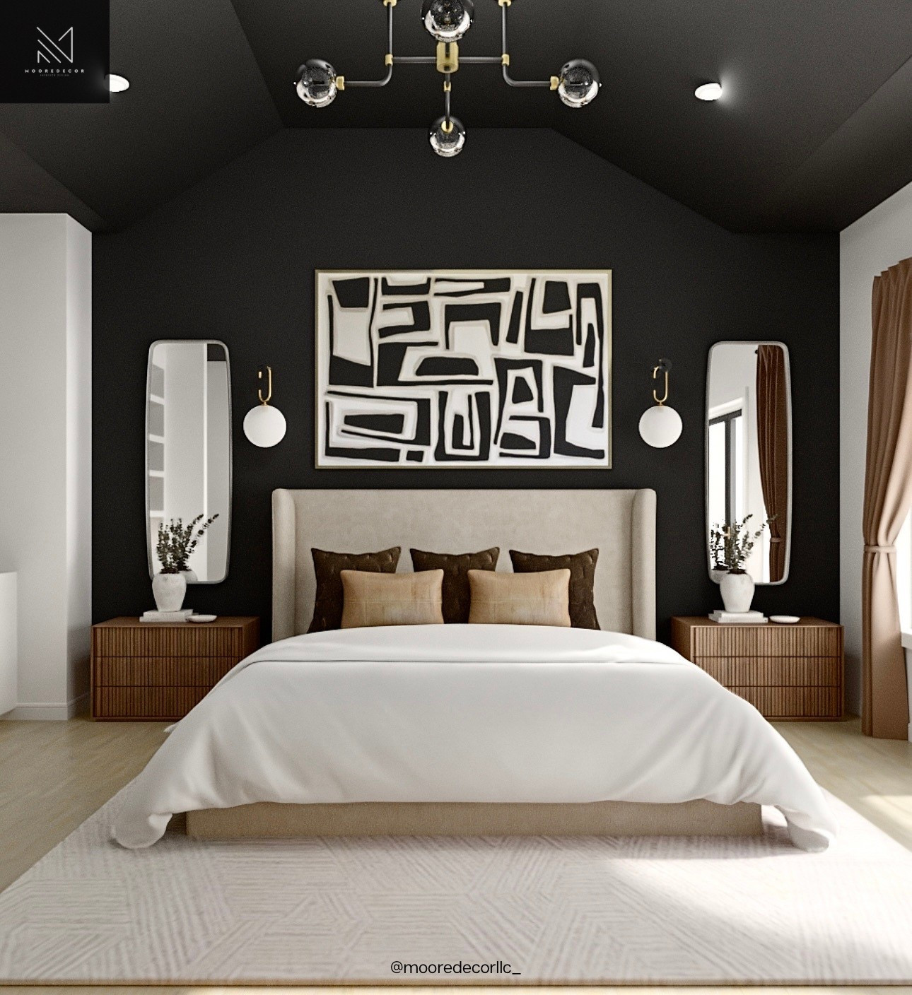 This bedroom design is proof that bold doesn’t mean busy. The black statement wall adds drama while warm earth tones and layered neutrals keep things soft and serene. Perfect symmetry, textured nightstands, and abstract wall art tie it all together for a luxe-yet-grounded feel.
Shop every detail and bring this cozy modern look home.

#LTKhome #ModernBedroomDesign #MoodyInteriors #BlackAccentWall #NeutralDecor #InteriorInspo #RoomMakeover #BedroomGoals #MooreDecorStyle


#LTKHome #LTKStyleTip