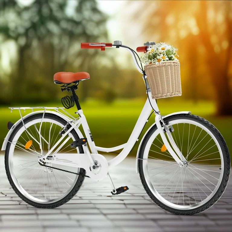 Dextrus 26 Inch Beach Cruiser Bike for Women - 1 Speed Commute Bike for Adults - Womens Bicycle w... | Walmart (US)